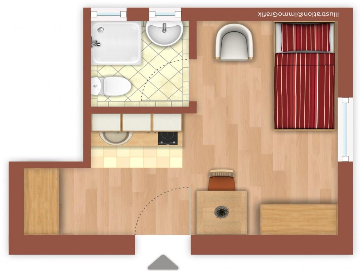 Rosenhof Am See Ferienwohnung Silberdistel ティールゼー エクステリア 写真